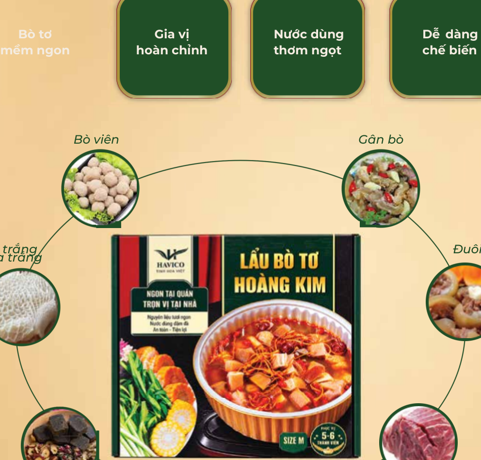 Lẩu Bò Tơ Hoàng Kim Havico